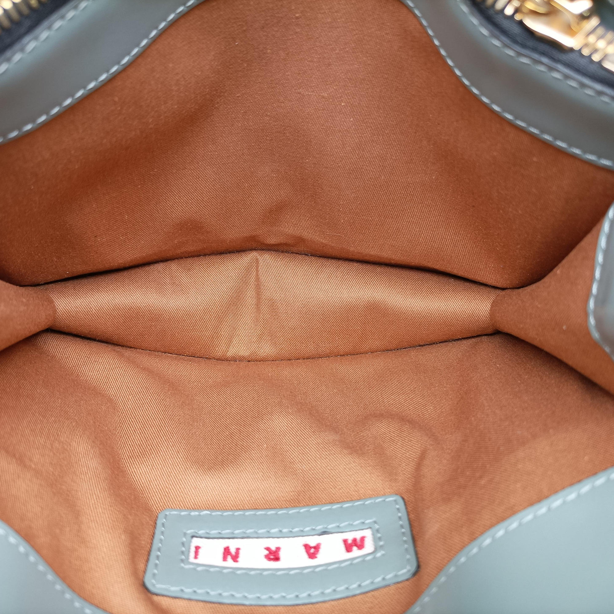 TRUNK White × Green Leather トランク ホワイト × グリーン レザー 