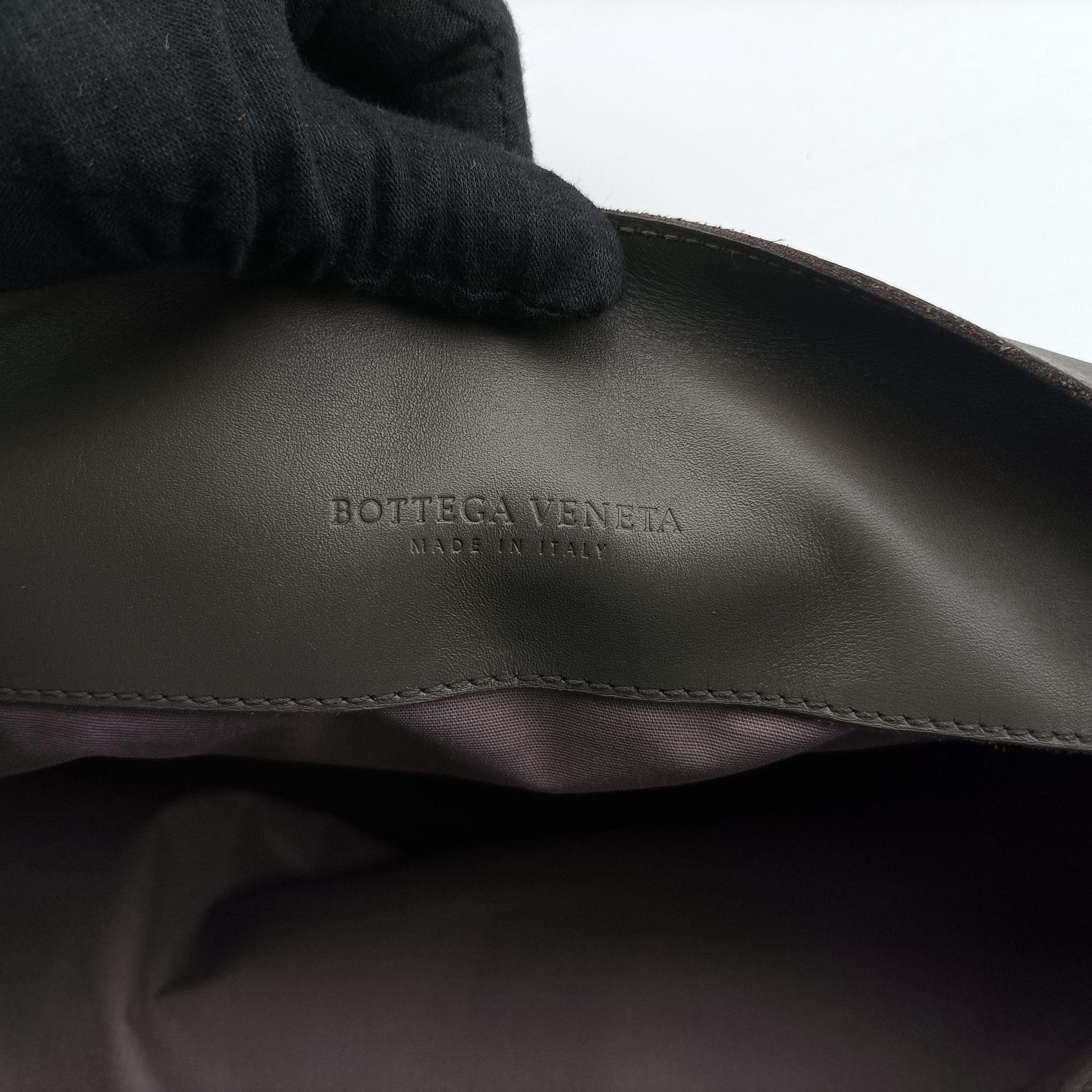 Intrecciato Grey lambskin B02753975Rイントレチャート グレー ラムスキン B02753975R