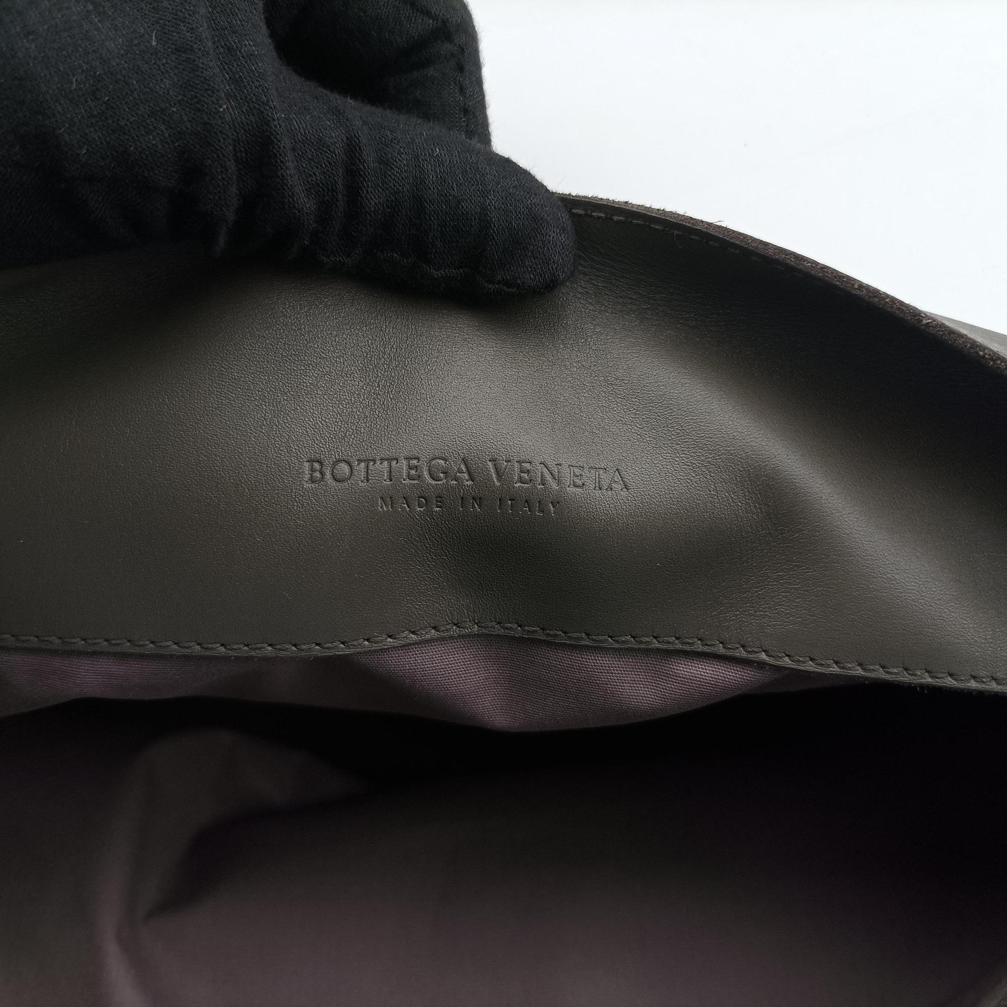 Intrecciato Grey lambskin B02753975Rイントレチャート グレー ラムスキン B02753975R