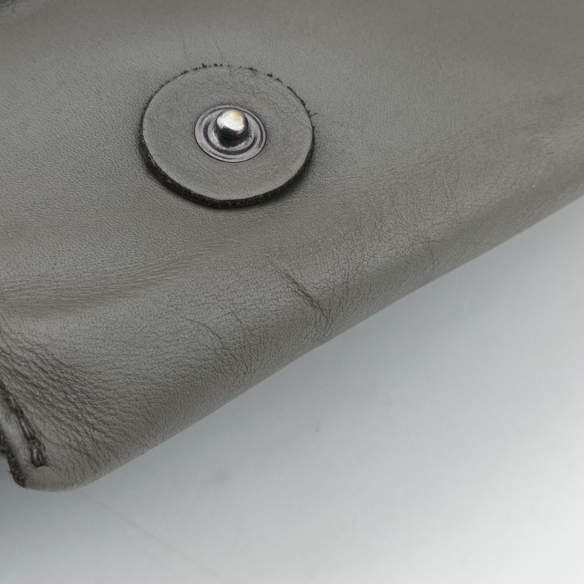Intrecciato Grey lambskin B02753975Rイントレチャート グレー ラムスキン B02753975R