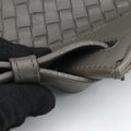 Intrecciato Grey lambskin B02753975Rイントレチャート グレー ラムスキン B02753975R