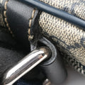 GG Imprime Messenger Beige × Navy PVC coated canvas×leather 201448 E9879957GGインプリメ メッセンジャー ベージュ×ネイビー PVCコーティングキャンバス×レザー 201448 E9879957