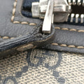 GG Imprime Messenger Beige × Navy PVC coated canvas×leather 201448 E9879957GGインプリメ メッセンジャー ベージュ×ネイビー PVCコーティングキャンバス×レザー 201448 E9879957