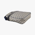 GG Imprime Messenger Beige × Navy PVC coated canvas×leather 201448 E9879957GGインプリメ メッセンジャー ベージュ×ネイビー PVCコーティングキャンバス×レザー 201448 E9879957
