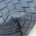 NODINI Intrecciato Blue lambskin B01514424Dノディーニ イントレチャート ブルー ラムスキン B01514424D