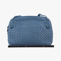 NODINI Intrecciato Blue lambskin B01514424Dノディーニ イントレチャート ブルー ラムスキン B01514424D