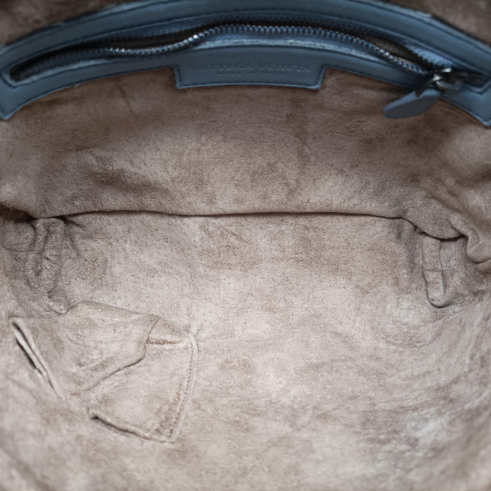 NODINI Intrecciato Blue lambskin B01514424Dノディーニ イントレチャート ブルー ラムスキン B01514424D