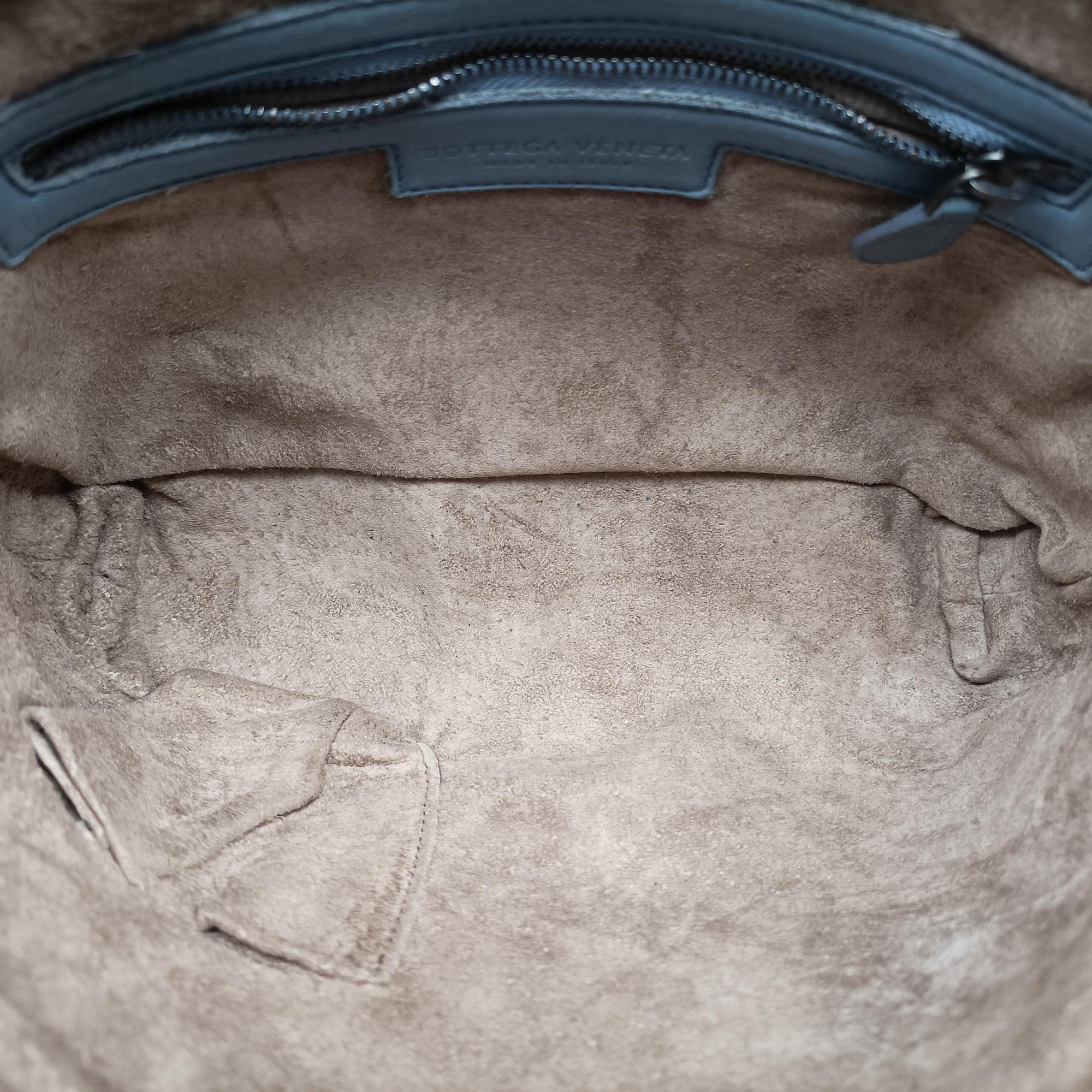 NODINI Intrecciato Blue lambskin B01514424Dノディーニ イントレチャート ブルー ラムスキン B01514424D