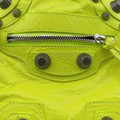 Le Cagole Neon Yellow lambskin 719065.7206.P.643888ルカゴール ネオンイエロー ラムスキン 719065.7206.P.643888