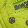 Le Cagole Neon Yellow lambskin 719065.7206.P.643888ルカゴール ネオンイエロー ラムスキン 719065.7206.P.643888