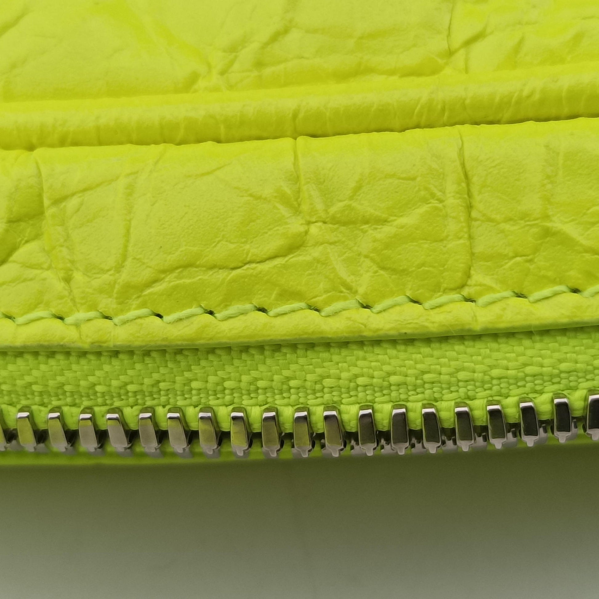 Le Cagole Neon Yellow lambskin 719065.7206.P.643888ルカゴール ネオンイエロー ラムスキン 719065.7206.P.643888