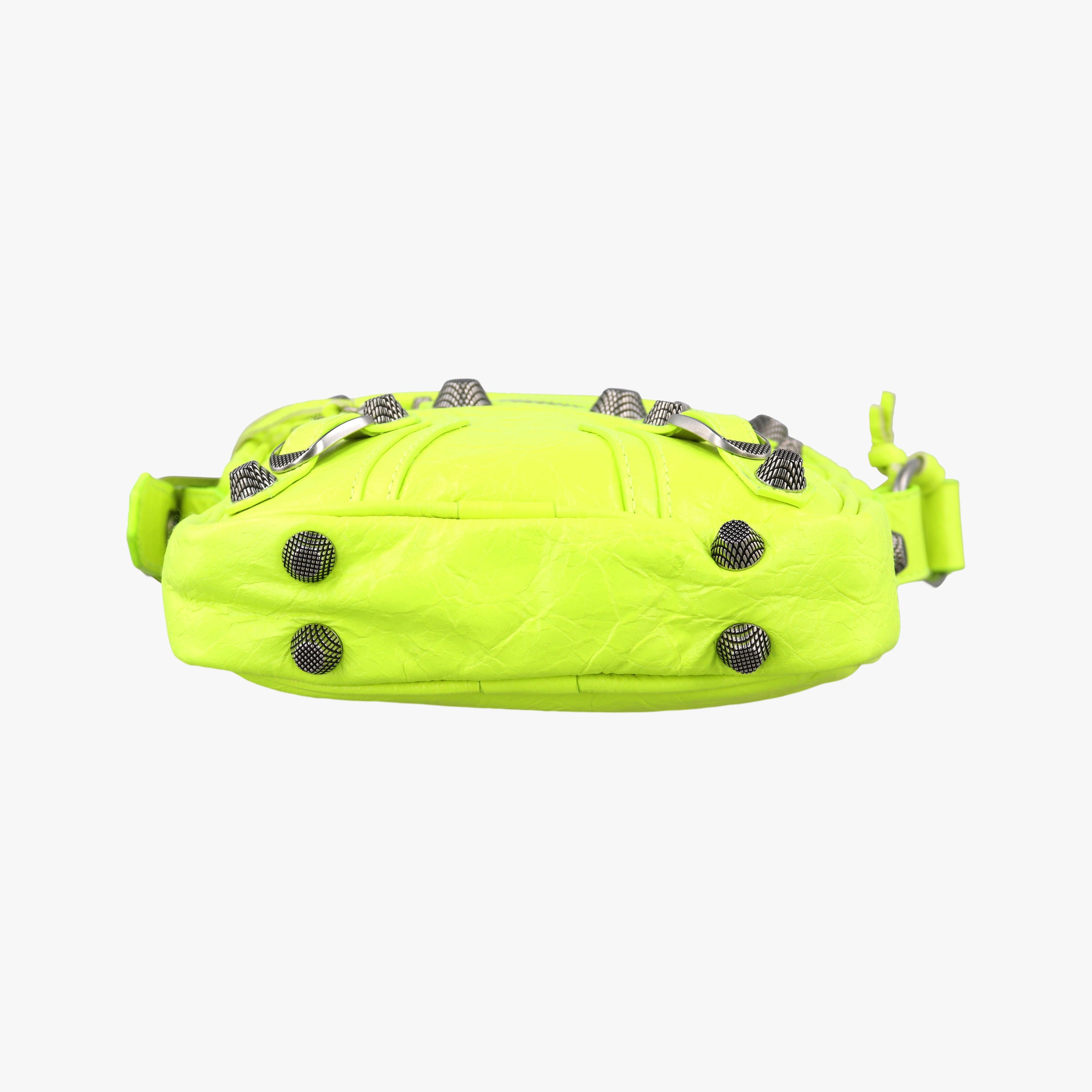Le Cagole Neon Yellow lambskin 719065.7206.P.643888ルカゴール ネオンイエロー ラムスキン 719065.7206.P.643888