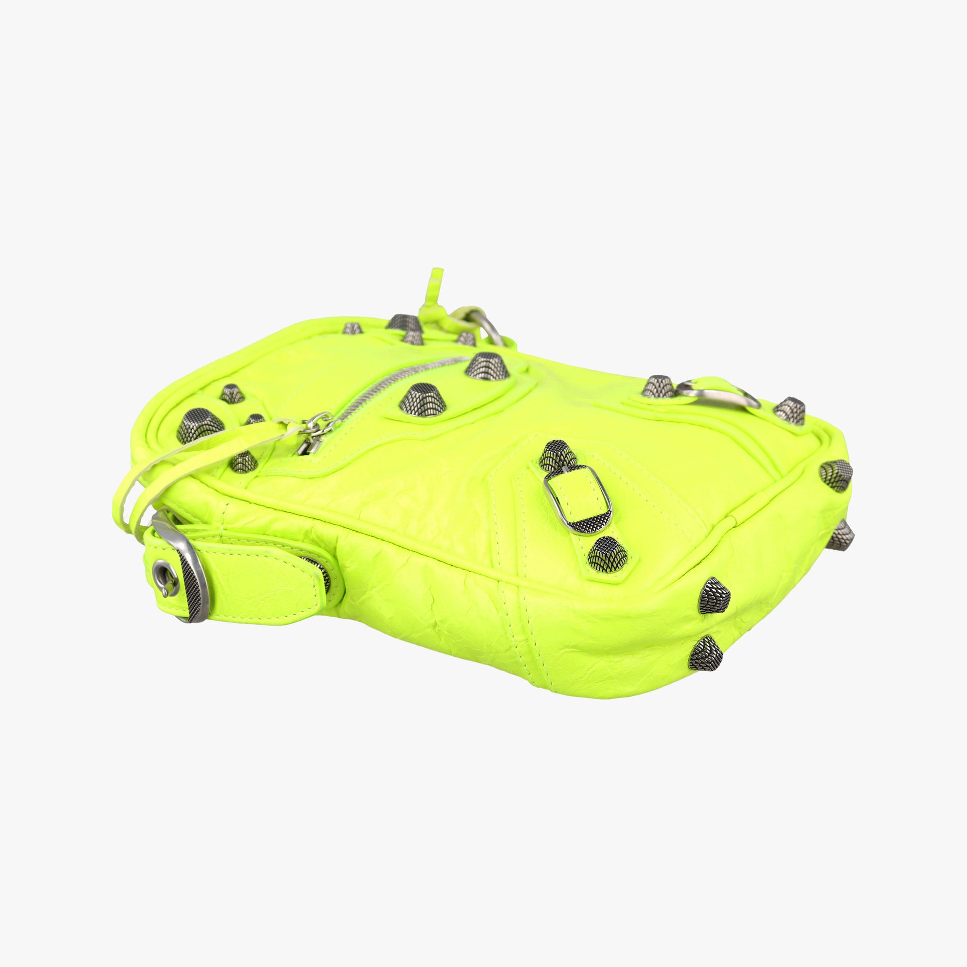 Le Cagole Neon Yellow lambskin 719065.7206.P.643888ルカゴール ネオンイエロー ラムスキン 719065.7206.P.643888