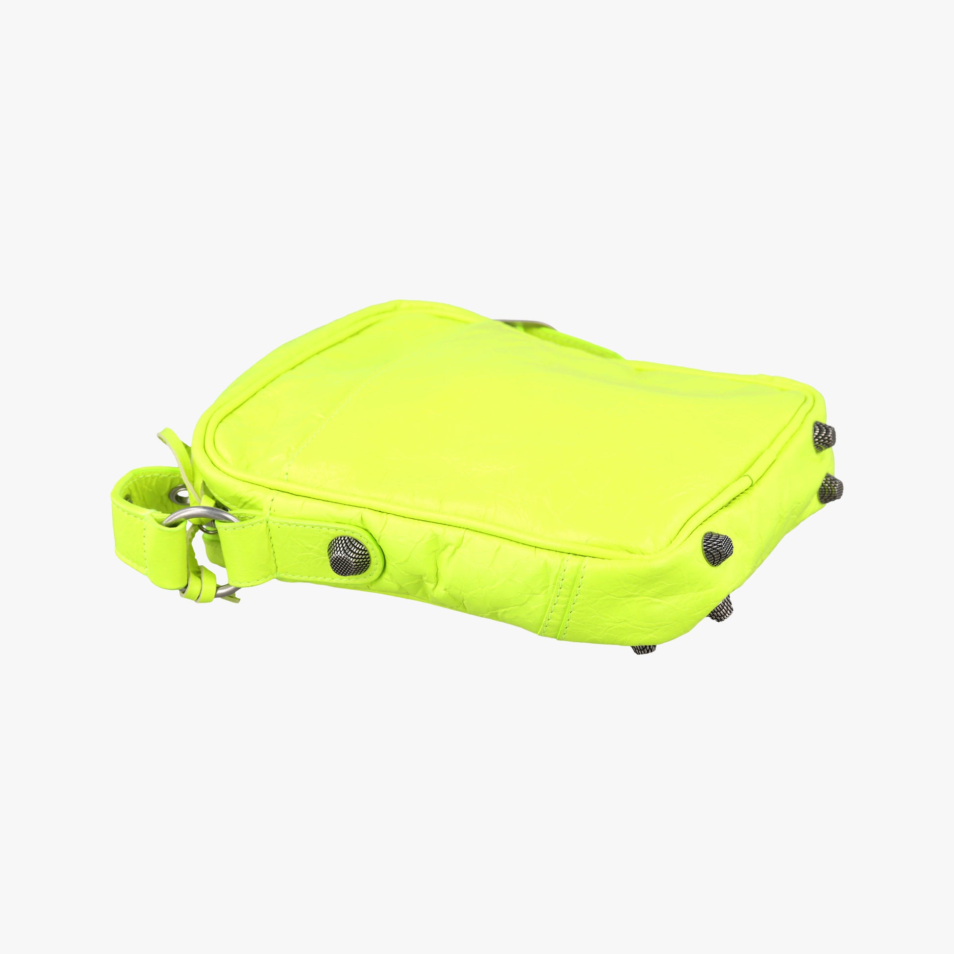Le Cagole Neon Yellow lambskin 719065.7206.P.643888ルカゴール ネオンイエロー ラムスキン 719065.7206.P.643888