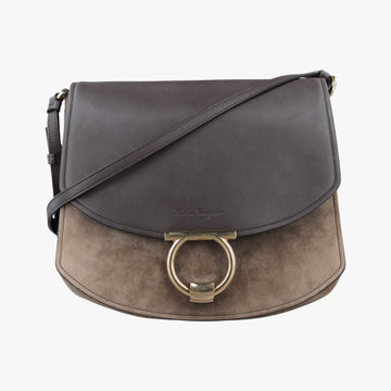 Margot Grey×Taupe Mixed Suede × leather AU-21/H761マーゴット グレー × トープ スエード×レザー AU-21/H761