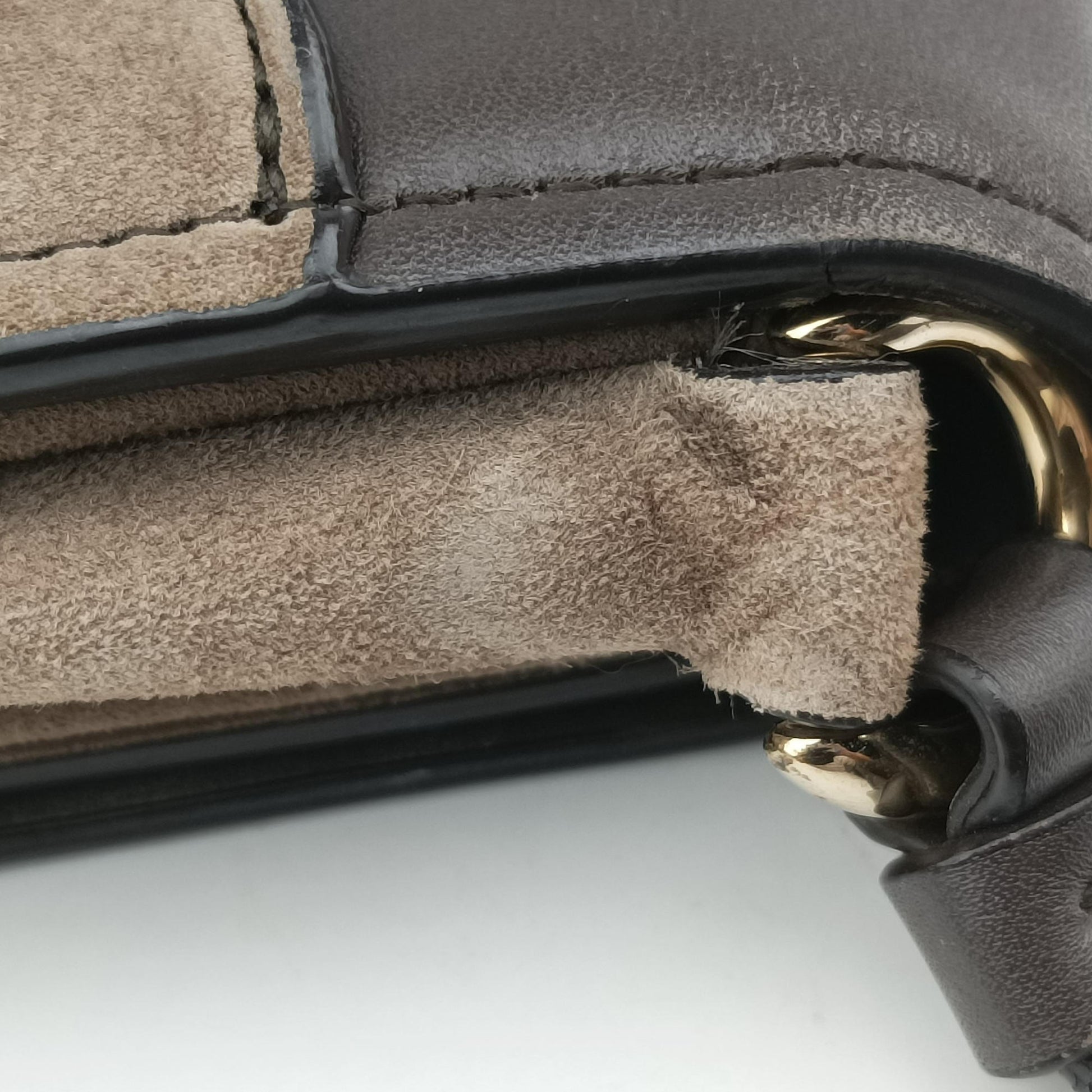 Margot Grey×Taupe Mixed Suede × leather AU-21/H761マーゴット グレー × トープ スエード×レザー AU-21/H761