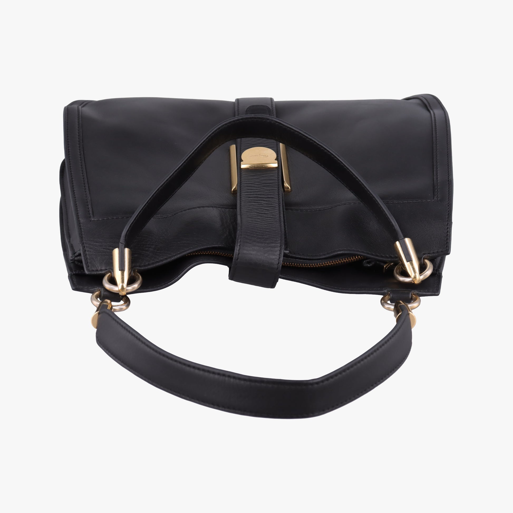 Enny hobo Black Leather EE-21 E746エニー ホーボー ブラック レザー EE-21 E746