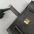 Gancini Juliet Black leather AU-21/D552ガンチーニ ジュリエット ブラック レザー AU-21/D552