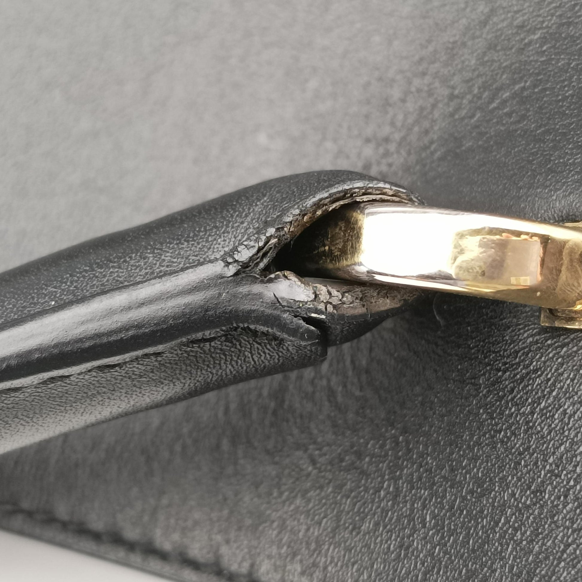 Gancini Juliet Black leather AU-21/D552ガンチーニ ジュリエット ブラック レザー AU-21/D552