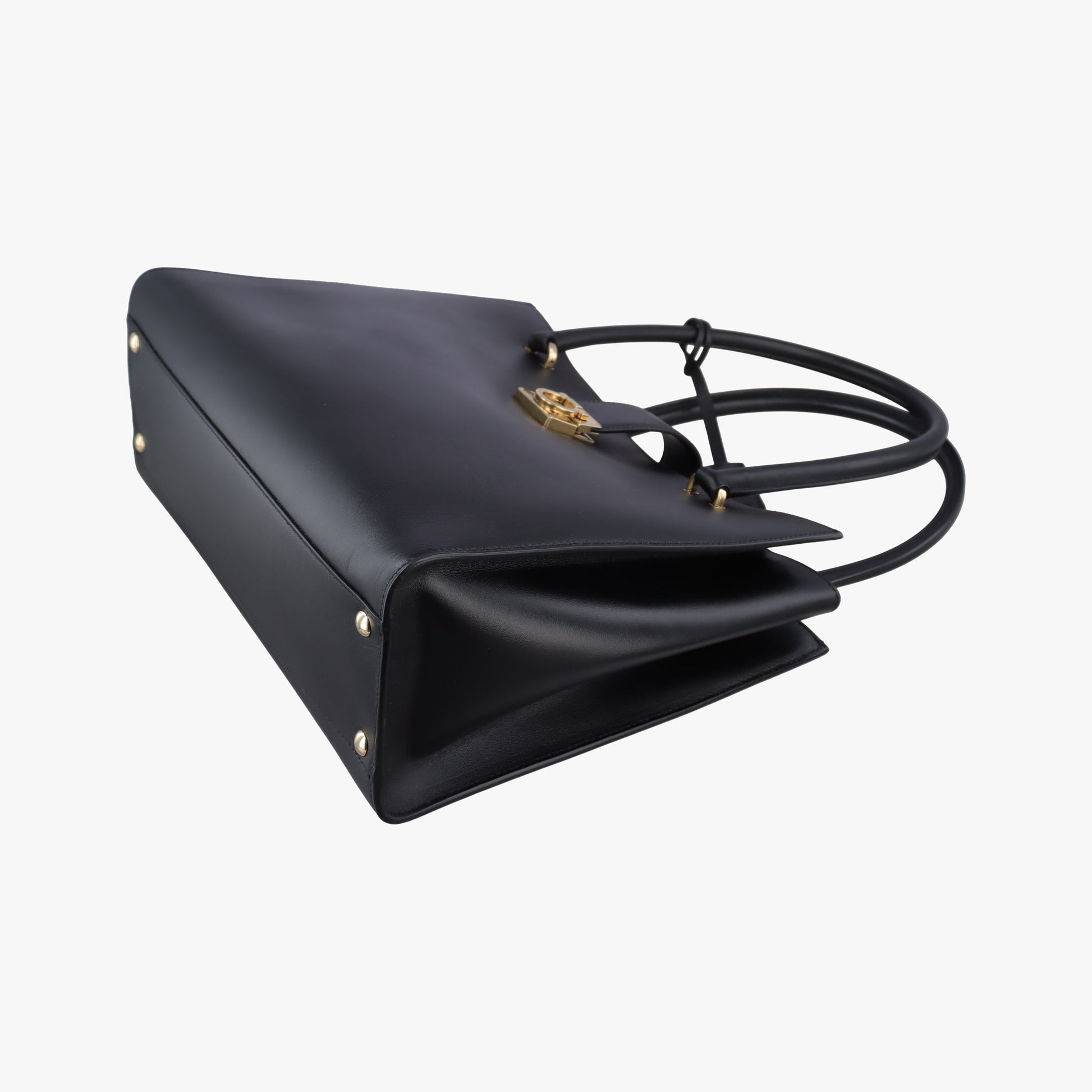 Gancini Juliet Black leather AU-21/D552ガンチーニ ジュリエット ブラック レザー AU-21/D552