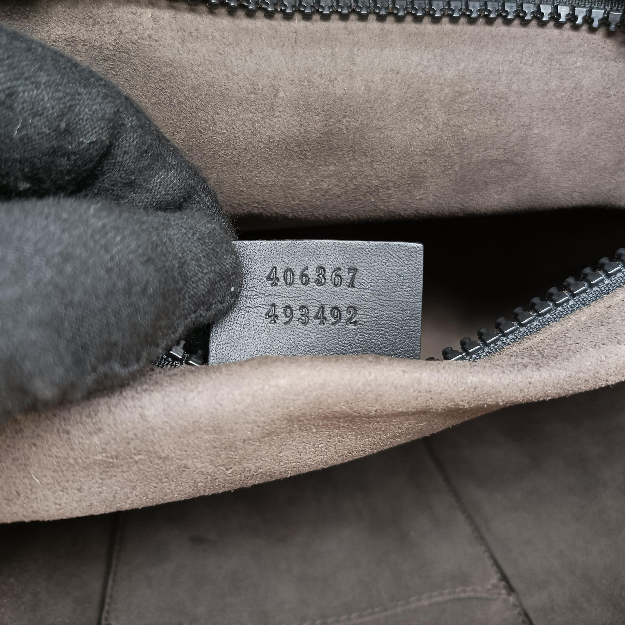 GG Plus GG Supreme Beige×black PVC coated canvas×Leather 406367 H018774868GGプラス GGスプリーム ベージュ×ブラック PVCコーティングキャンバス×レザー 406367 H018774868