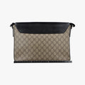 GG Plus GG Supreme Beige×black PVC coated canvas×Leather 406367 H018774868GGプラス GGスプリーム ベージュ×ブラック PVCコーティングキャンバス×レザー 406367 H018774868