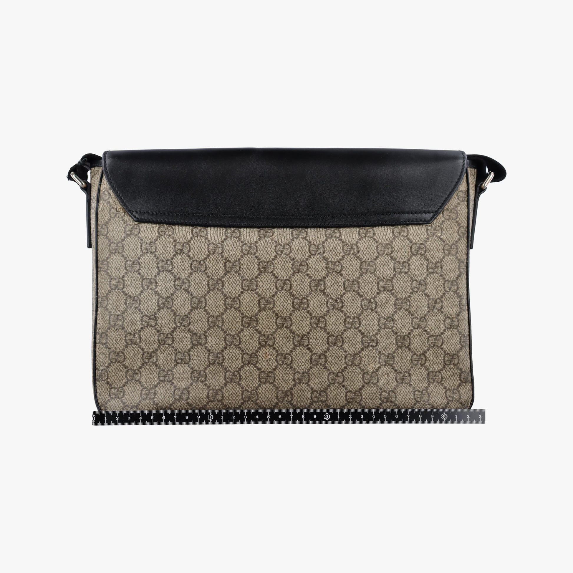 GG Plus GG Supreme Beige×black PVC coated canvas×Leather 406367 H018774868GGプラス GGスプリーム ベージュ×ブラック PVCコーティングキャンバス×レザー 406367 H018774868