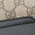 GG Plus GG Supreme Beige×black PVC coated canvas×Leather 406367 H018774868GGプラス GGスプリーム ベージュ×ブラック PVCコーティングキャンバス×レザー 406367 H018774868