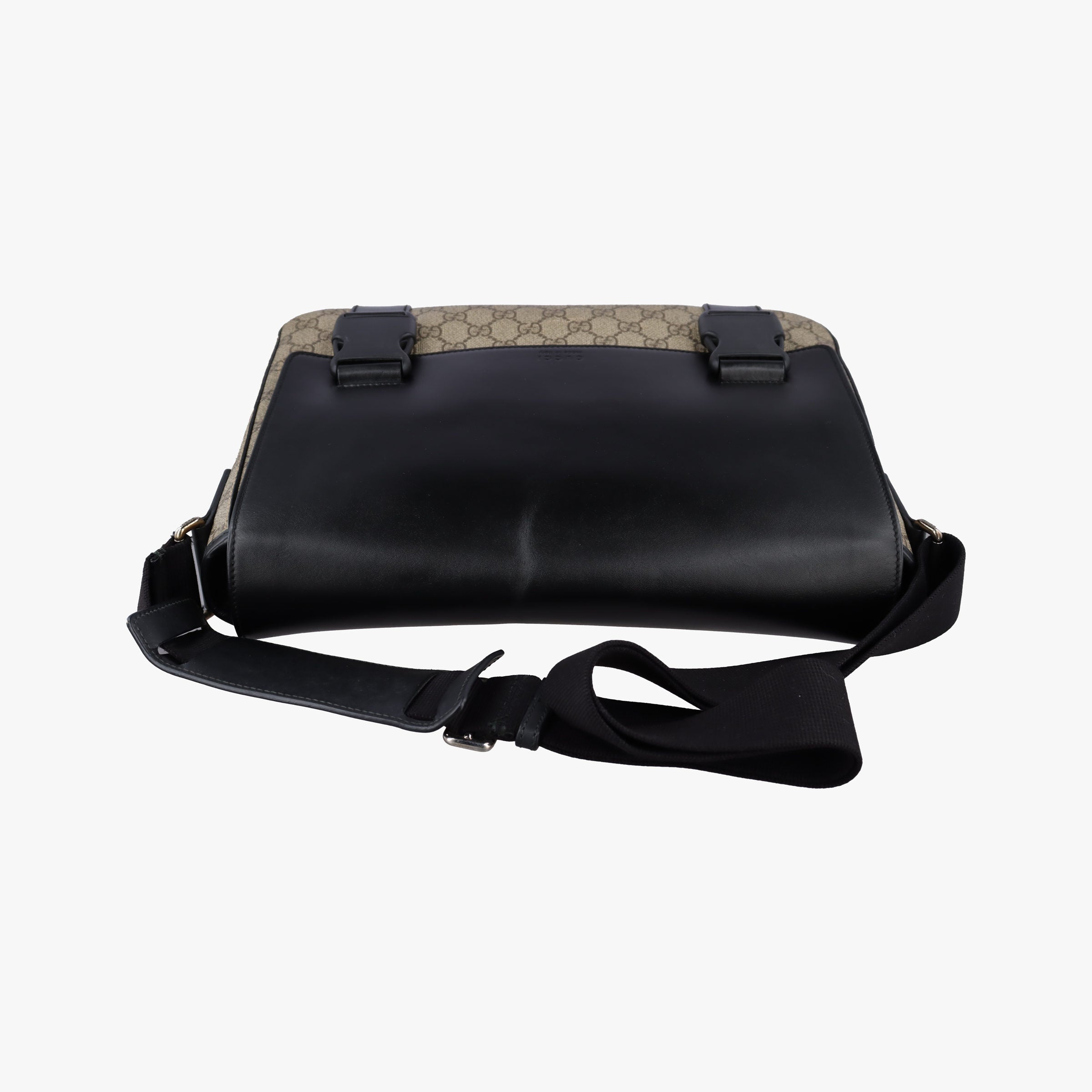 GG Plus GG Supreme Beige×black PVC coated canvas×Leather 406367 H018774868GGプラス GGスプリーム ベージュ×ブラック PVCコーティングキャンバス×レザー 406367 H018774868