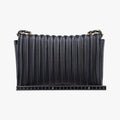Vara Logo Ribbon Stripe Black Leather AU-21/F164ヴァラ ロゴ リボン ストライプ ブラック レザー AU-21/F164
