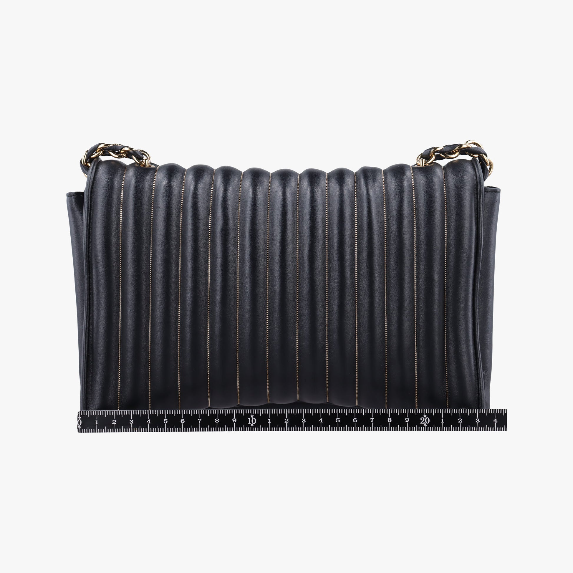 Vara Logo Ribbon Stripe Black Leather AU-21/F164ヴァラ ロゴ リボン ストライプ ブラック レザー AU-21/F164