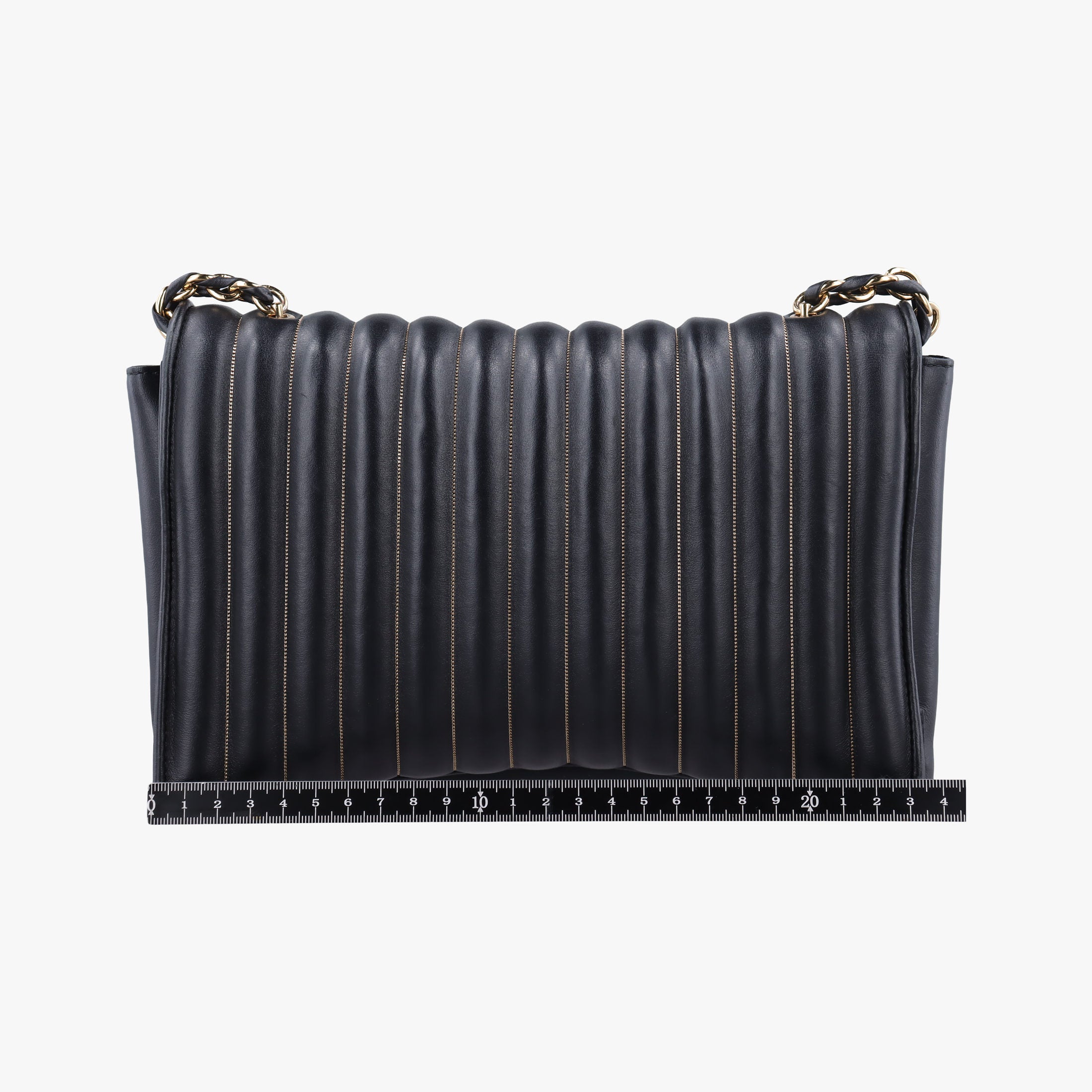 Vara Logo Ribbon Stripe Black Leather AU-21/F164ヴァラ ロゴ リボン ストライプ ブラック レザー AU-21/F164