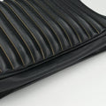 Vara Logo Ribbon Stripe Black Leather AU-21/F164ヴァラ ロゴ リボン ストライプ ブラック レザー AU-21/F164