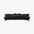 Vara Logo Ribbon Stripe Black Leather AU-21/F164ヴァラ ロゴ リボン ストライプ ブラック レザー AU-21/F164