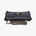 Vara Logo Ribbon Stripe Black Leather AU-21/F164ヴァラ ロゴ リボン ストライプ ブラック レザー AU-21/F164