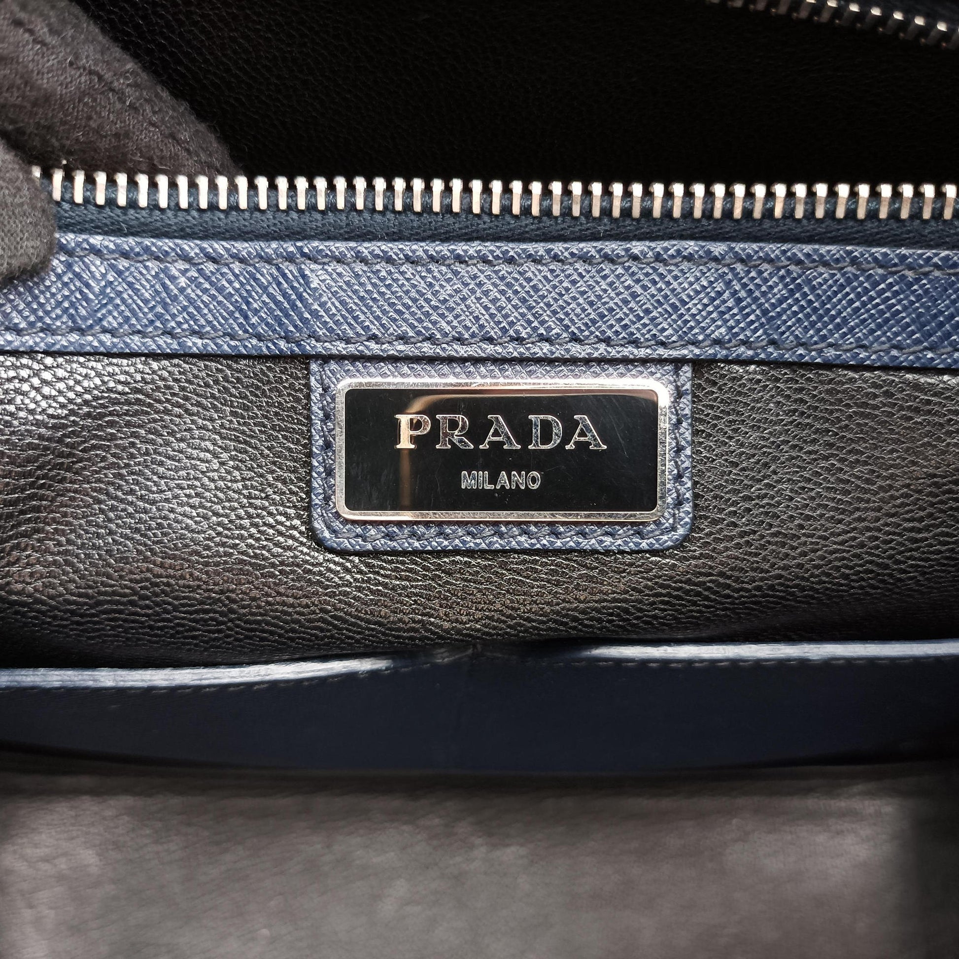 business bag briefcase Navy SAFFIANO Leather 2VE363 7/Iビジネスバッグ ブリーフケース ネイビー サフィアーノレザー 2VE363 7/I