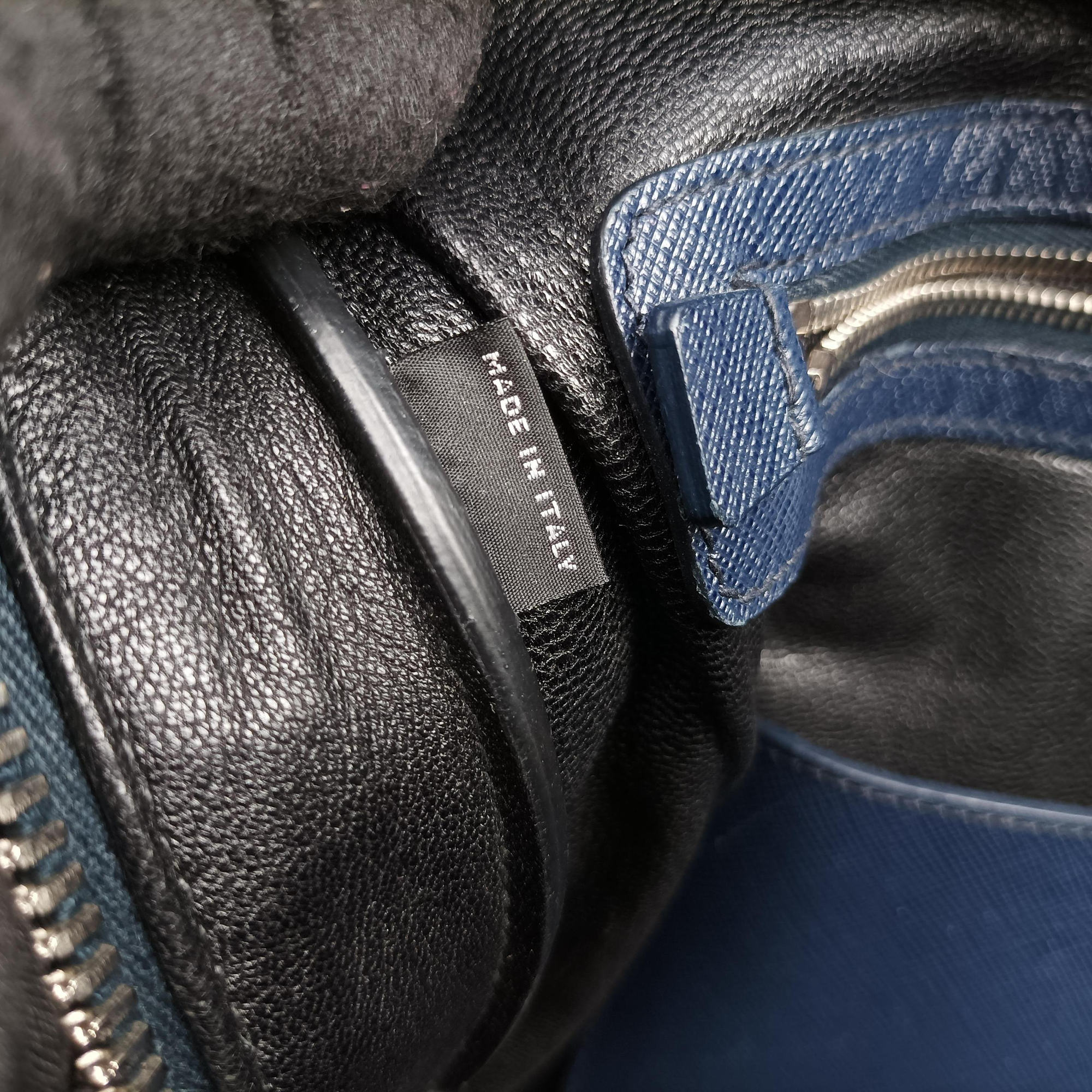 business bag briefcase Navy SAFFIANO Leather 2VE363 7/Iビジネスバッグ ブリーフケース ネイビー サフィアーノレザー 2VE363 7/I