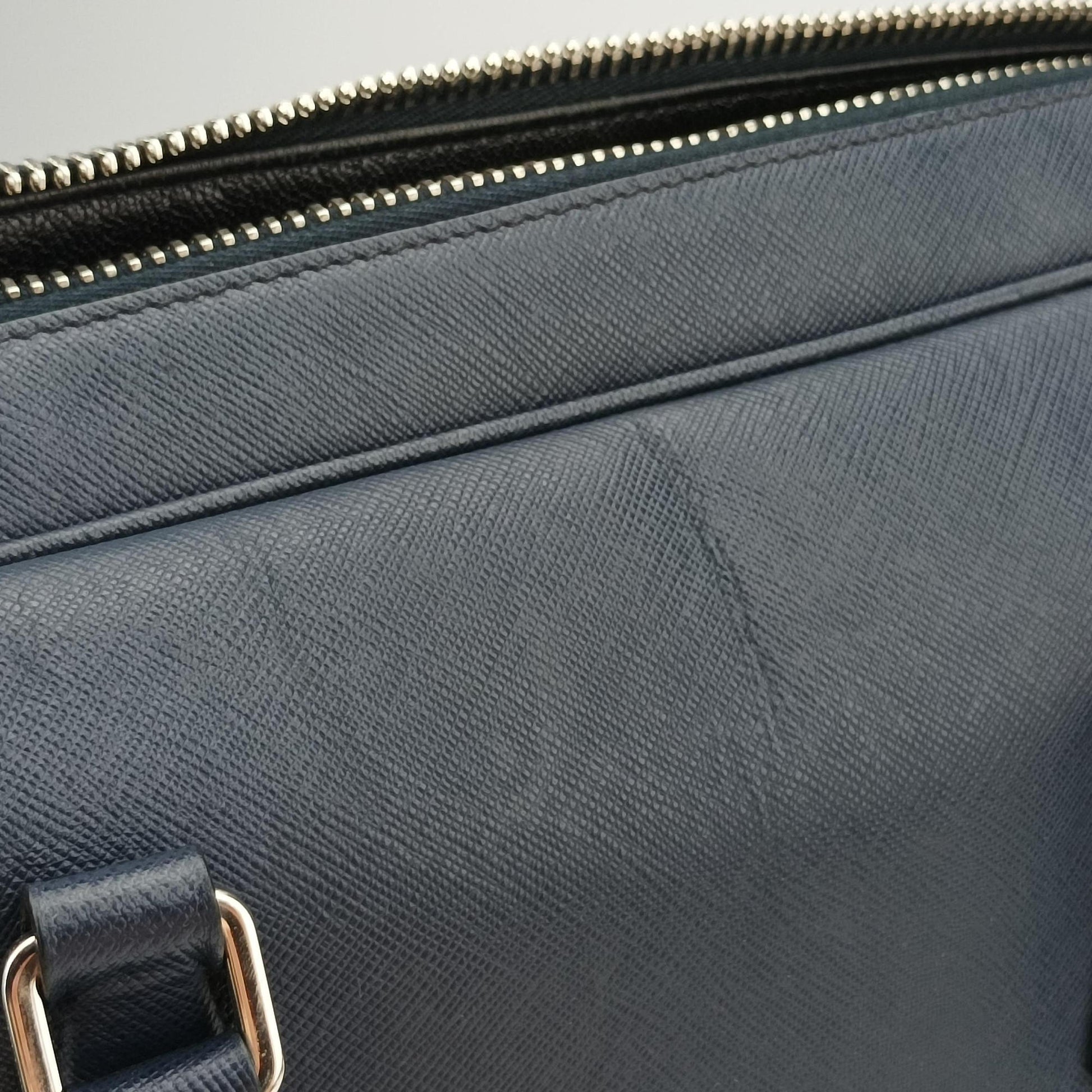 business bag briefcase Navy SAFFIANO Leather 2VE363 7/Iビジネスバッグ ブリーフケース ネイビー サフィアーノレザー 2VE363 7/I