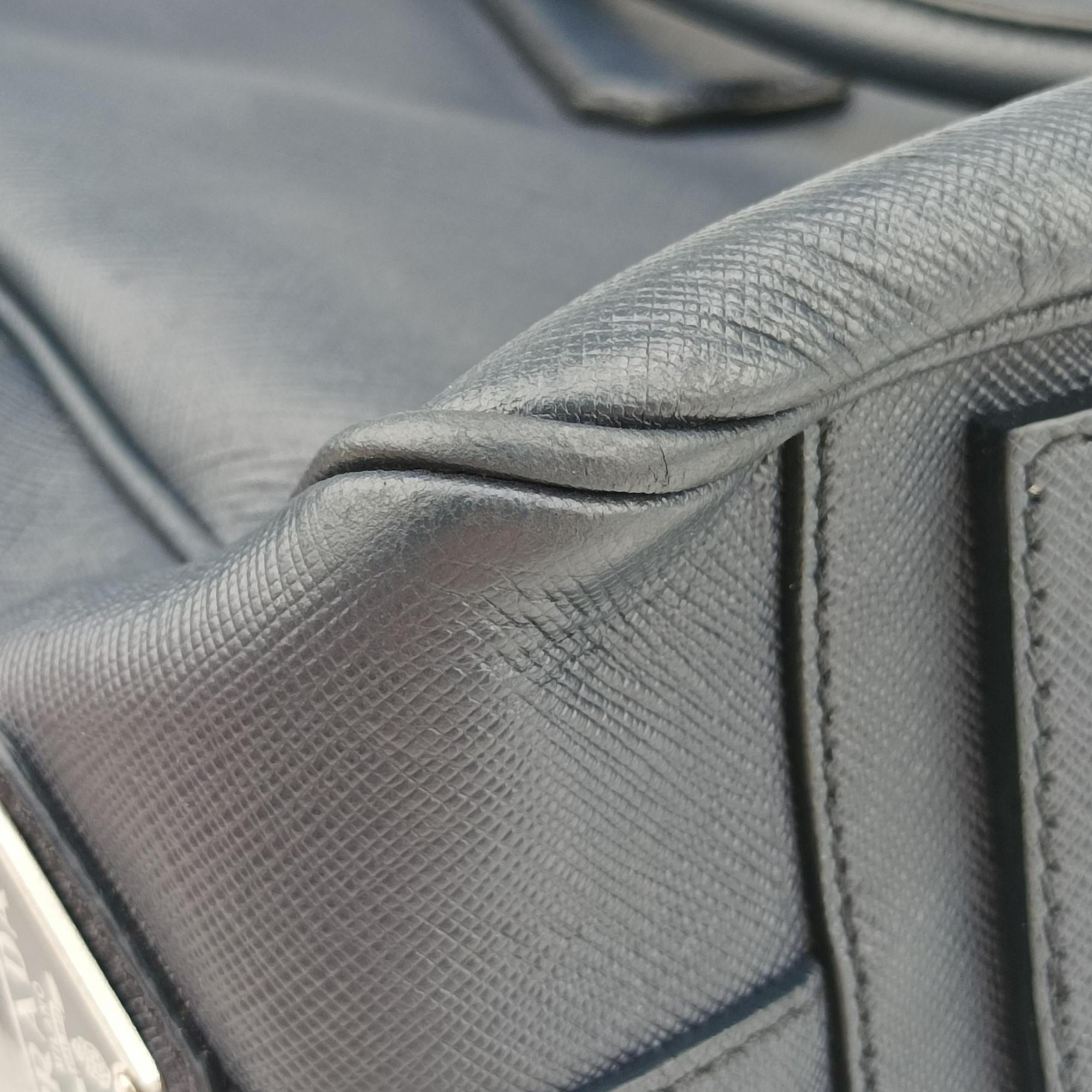 business bag briefcase Navy SAFFIANO Leather 2VE363 7/Iビジネスバッグ ブリーフケース ネイビー サフィアーノレザー 2VE363 7/I