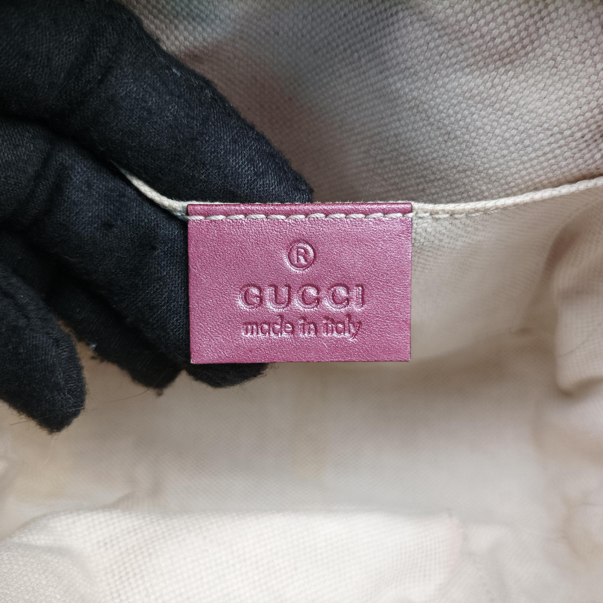 Microguccissima bamboo camera Pink Leather 309538 B013121338マイクログッチシマ バンブー ピンク レザー 309538 B013121338