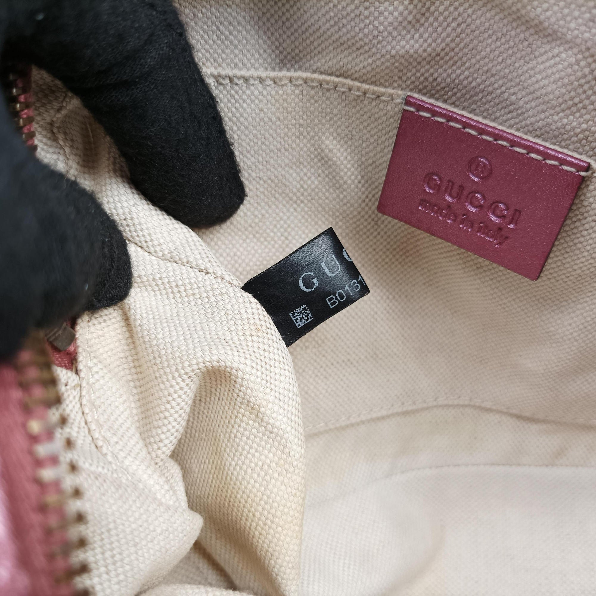 Microguccissima bamboo camera Pink Leather 309538 B013121338マイクログッチシマ バンブー ピンク レザー 309538 B013121338