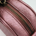Microguccissima bamboo camera Pink Leather 309538 B013121338マイクログッチシマ バンブー ピンク レザー 309538 B013121338