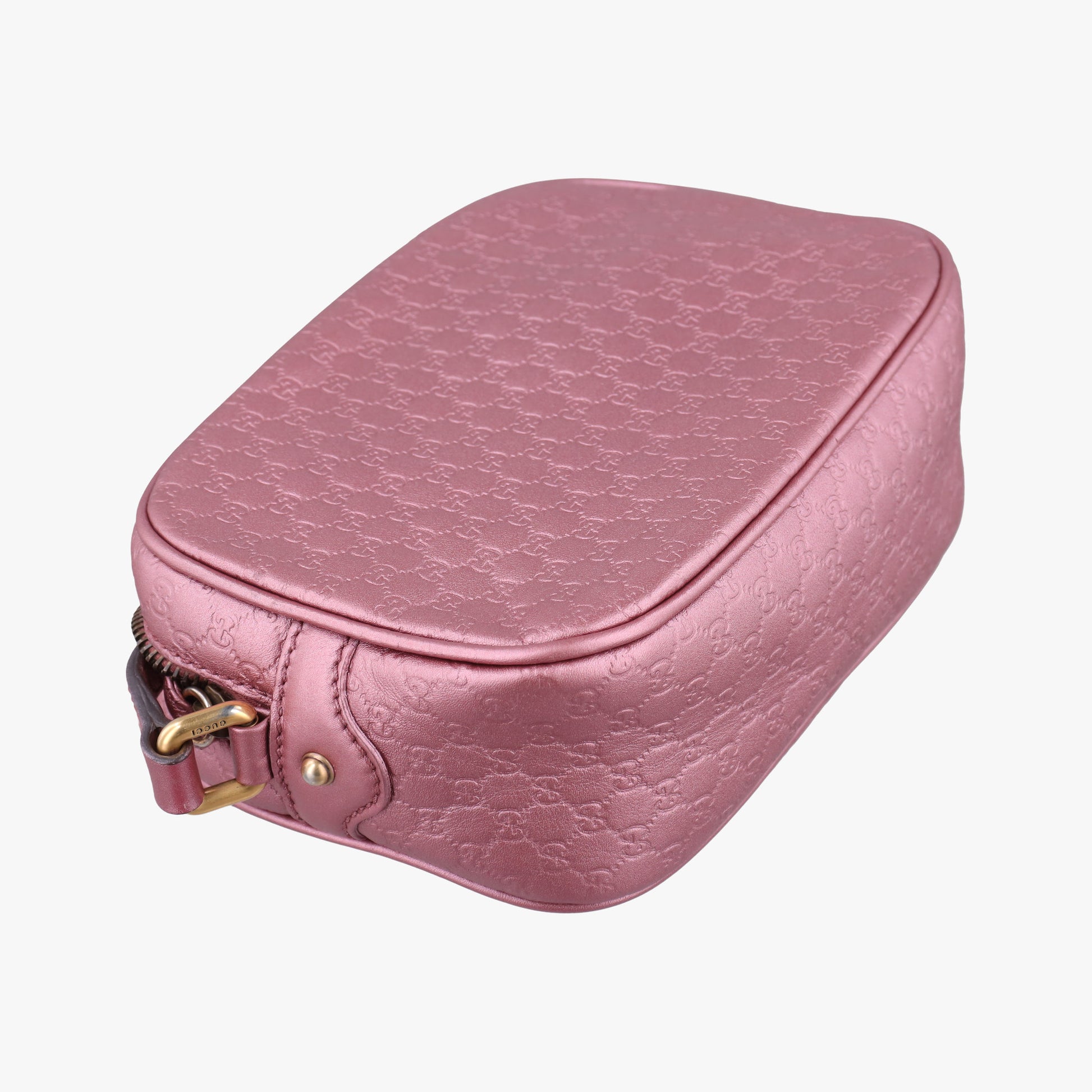 Microguccissima bamboo camera Pink Leather 309538 B013121338マイクログッチシマ バンブー ピンク レザー 309538 B013121338