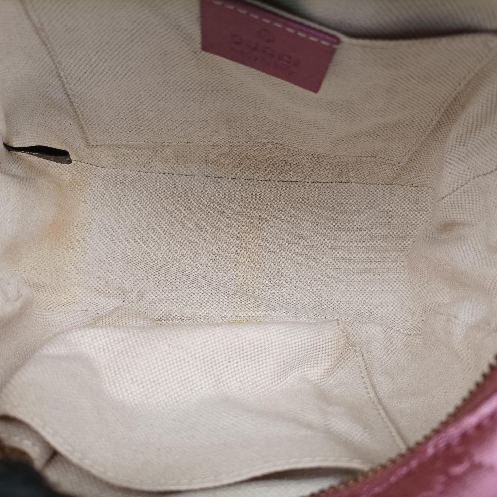 Microguccissima bamboo camera Pink Leather 309538 B013121338マイクログッチシマ バンブー ピンク レザー 309538 B013121338