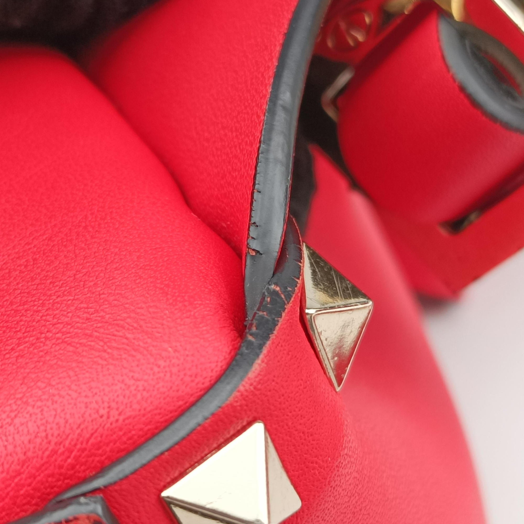 Rockstud Red Leather TV1W2B0859BOLロックスタッズ レッド レザー TV1W2B0859BOL