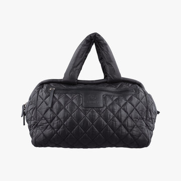 Cococoon Quilting Black Nylon×Leather A47107 13656644コココクーン キルティング ブラック ナイロン×レザー A47107 13656644