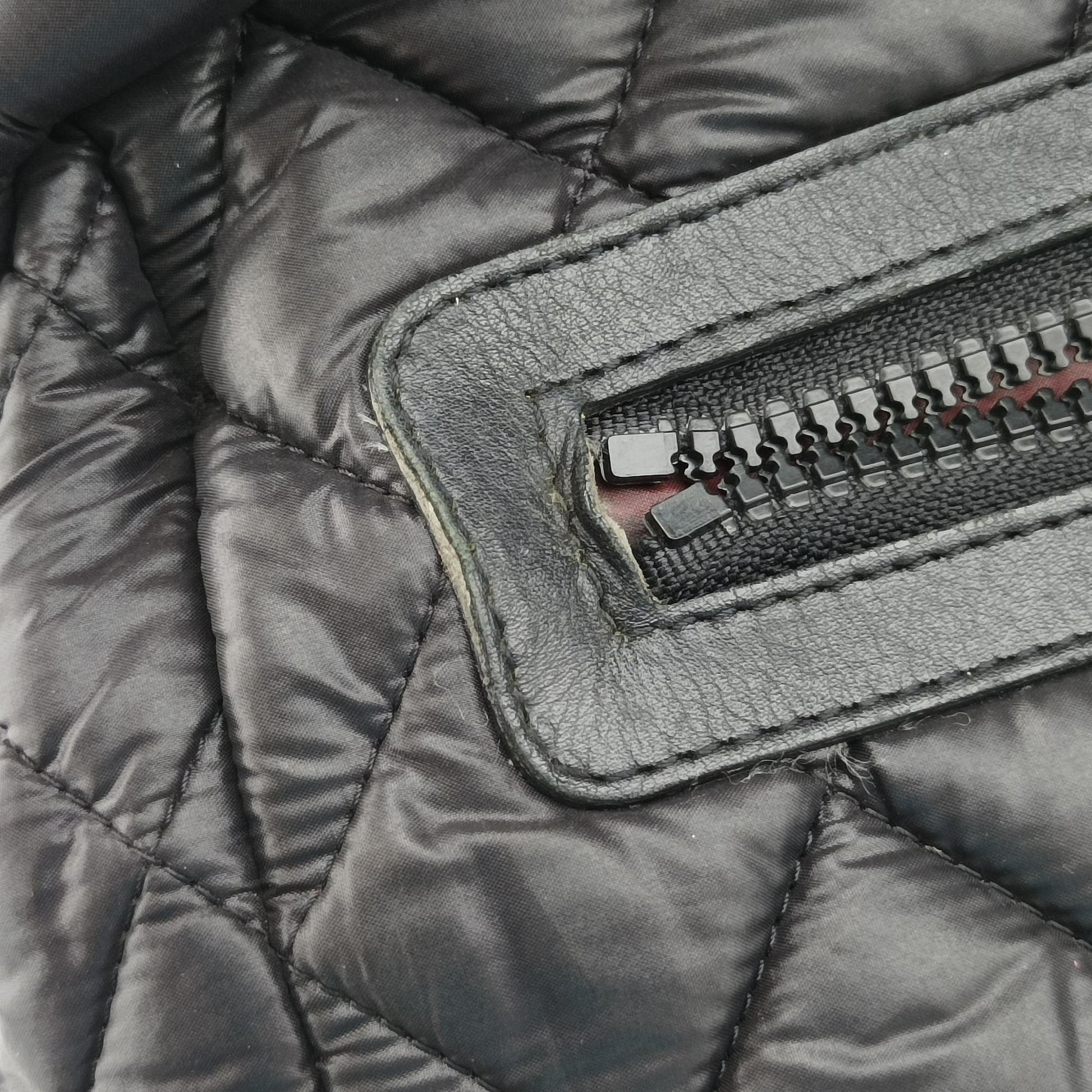 Cococoon Quilting Black Nylon×Leather A47107 13656644コココクーン キルティング ブラック ナイロン×レザー A47107 13656644