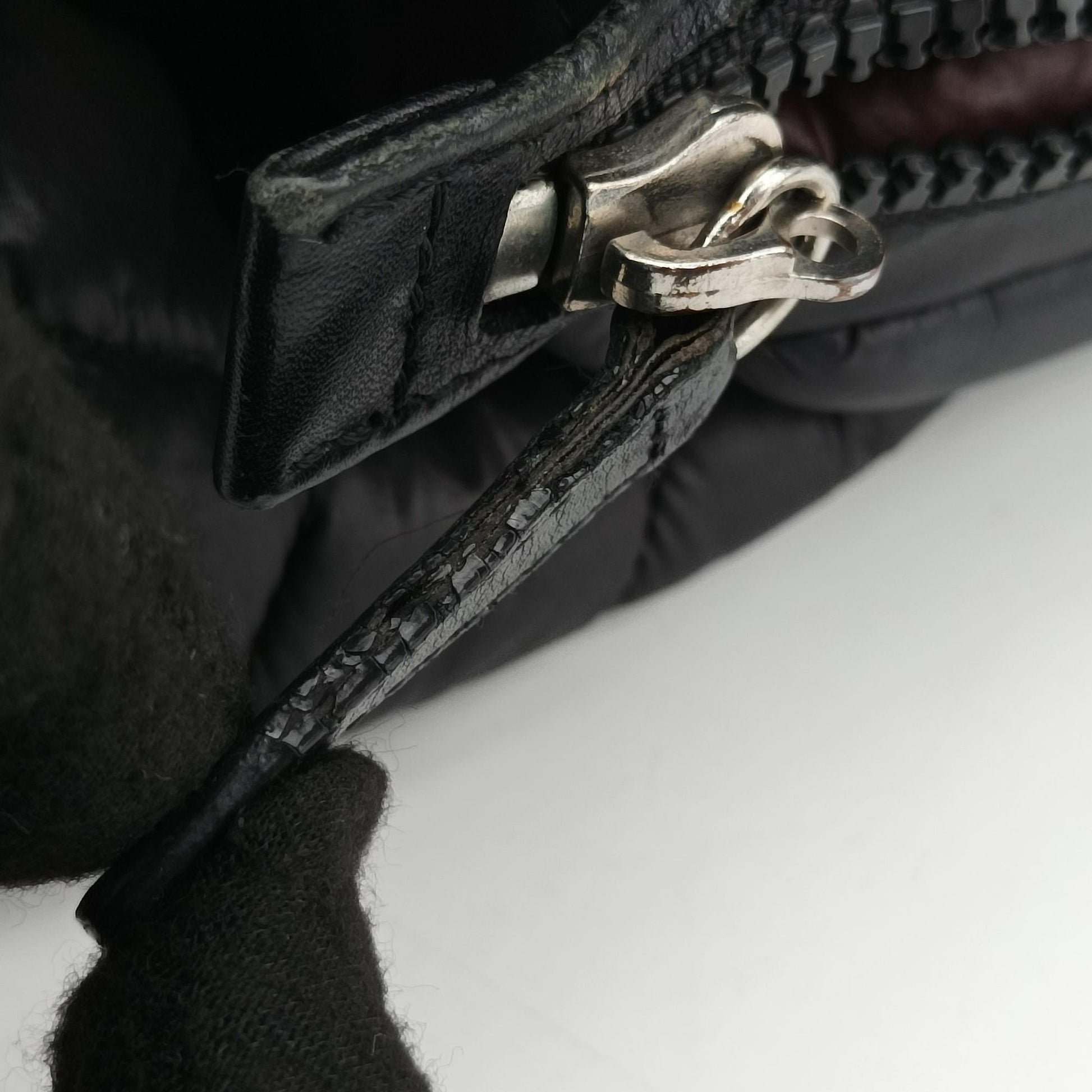 Cococoon Quilting Black Nylon×Leather A47107 13656644コココクーン キルティング ブラック ナイロン×レザー A47107 13656644