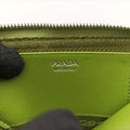 Triangle Logo Plate Green SAFFIANO Leather 1NR015 234トライアングルロゴ グリーン サフィアーノレザー 1NR015 234