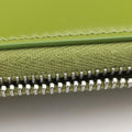 Triangle Logo Plate Green SAFFIANO Leather 1NR015 234トライアングルロゴ グリーン サフィアーノレザー 1NR015 234